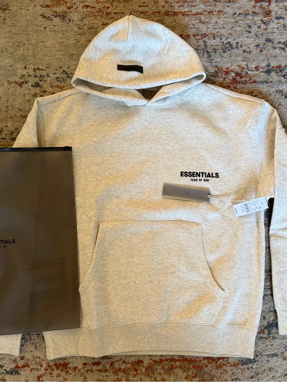 Men’s Light Gray Hoodie Sweatshirt